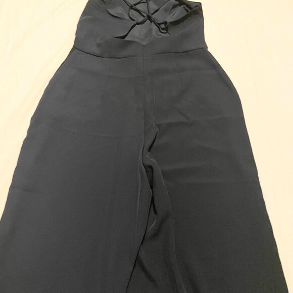 Dynamite Open Back Jumpsuit Wide Leg Cropped Womens Size Small - Picture 12 of 14
